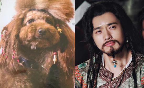 董璇曬圖調侃義渠君造型