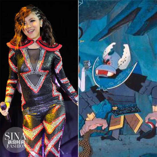 這一身亮片鎧甲，也是沒誰了