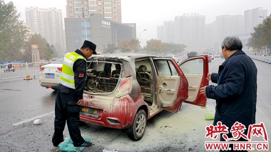 被燒的電動車 被燒的電動車