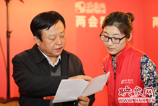 全國人大代表喬彬接受映象網(wǎng)采訪。