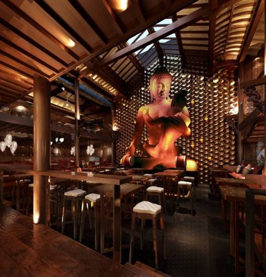 佛像“助陣”酒吧，爭議炸開鍋