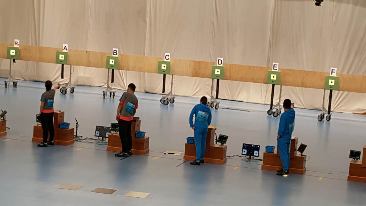 全運(yùn)會(huì)10米氣手槍混合團(tuán)體 何正陽、周瑩為河南再摘一銀