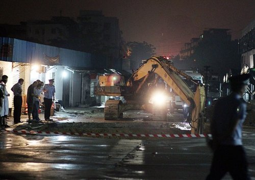 　圖為事故現(xiàn)場(chǎng)。