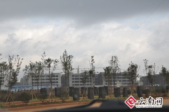 2010年11月的時候，爭議土地上已經是密布的高樓群。