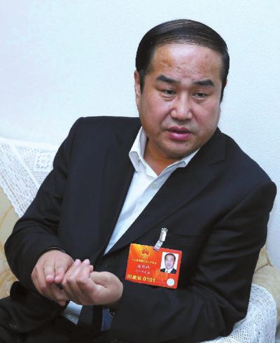 保定市長馬譽峰。資料圖片