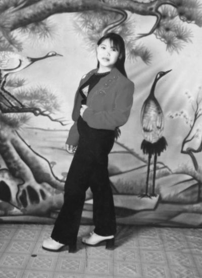 　錢(qián)家保存的錢(qián)仁鳳年輕時(shí)的照片。