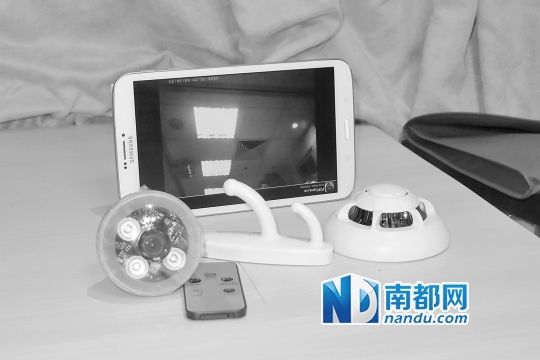 香港民建聯(lián)從市面購買到的偷拍儀器。
