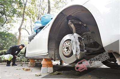 賊娃子辯稱只是為了試試豪車輪胎好不好下。