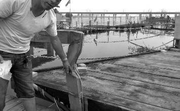 鼻孔里凝著血痂、全身多處擦傷的周先生仍有些驚魂未定。