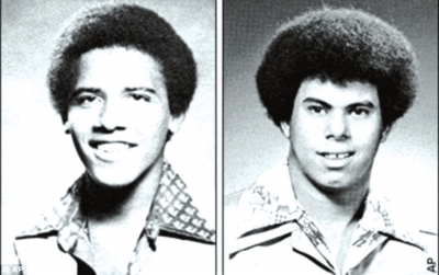 奧巴馬（左）與卡庫嘎瓦（右）高中紀(jì)念冊中的照片，當(dāng)時(shí)他們非常要好。