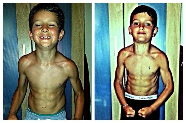 年僅8歲的布蘭登·布萊克因其完美的身型，被贊為迷你版的阿諾德·施瓦辛格。