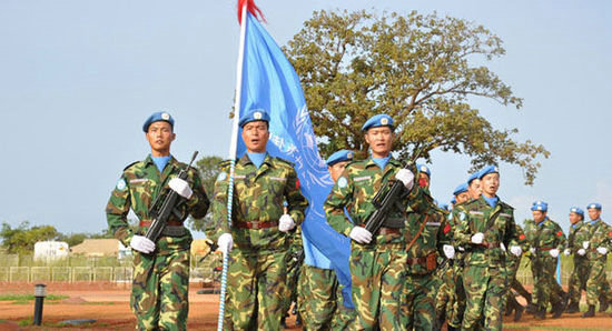 資料圖：中方將派遣700名官兵前往南蘇丹進行維和。