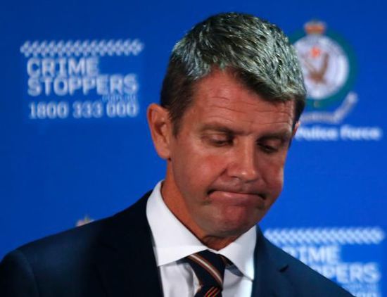 　新南威爾士州州長(zhǎng)Mike Baird出席新聞發(fā)布會(huì)。