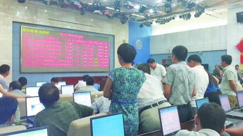 昨日交易現(xiàn)場人氣很旺