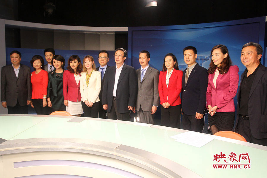 河南省委書記、省人大常委會主任郭庚茂視察河南人民廣播電臺 映象網(wǎng)記者邵恰 段晉哲/攝