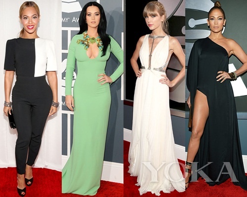 碧昂斯、凱蒂·佩里、泰勒·史薇芙特、珍妮弗·洛佩茲