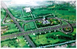 中原路與西南繞城高速互通式立交效果圖 中原路與西南繞城高速互通式立交效果圖