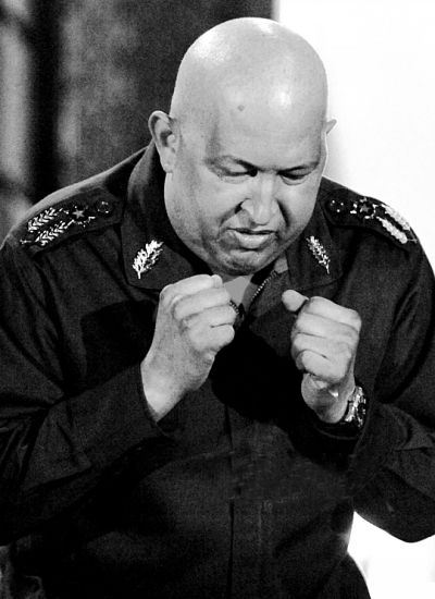 去年選舉期間，查韋斯造勢(shì)資料圖。