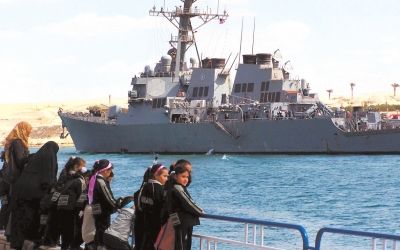 美國(guó)海軍“馬漢”號(hào)驅(qū)逐艦（資料圖片）。圖/CFP