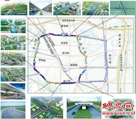 三環(huán)快速化工程方案圖。