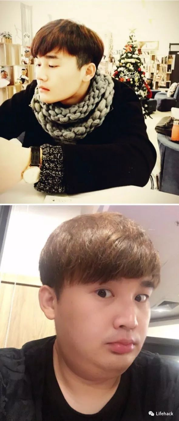 長(zhǎng)胖20斤，臉型怎么變？這些例子看完扎心了！