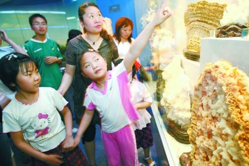 哇，地質(zhì)博物館里好多沒見過的??！