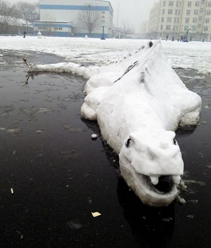 創(chuàng)意十足！日系列卡通雪人走紅