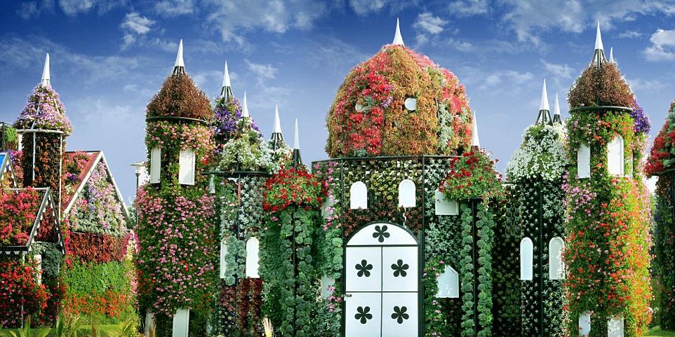 迪拜辦世界最大花卉展 迪拜辦世界最大花卉展