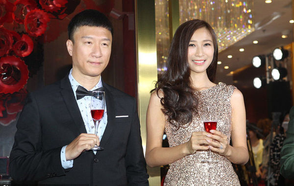 圖為孫紅雷、王駿迪夫婦。