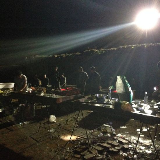 龍頭山鎮(zhèn)災(zāi)民安置點(diǎn)。澎湃新聞 程藝輝 圖