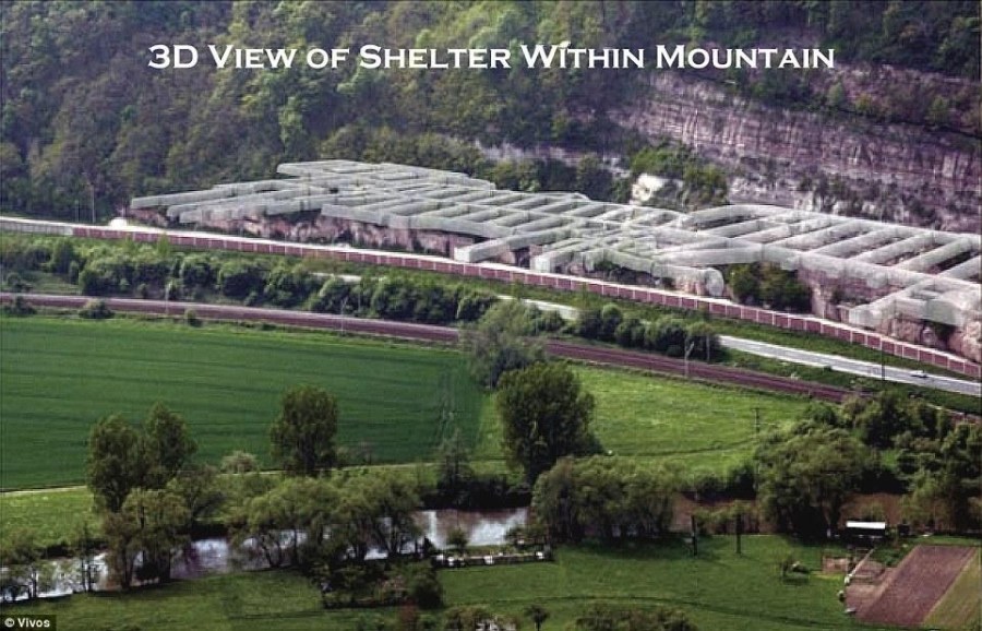 圖為堡壘外觀的3D效果圖。