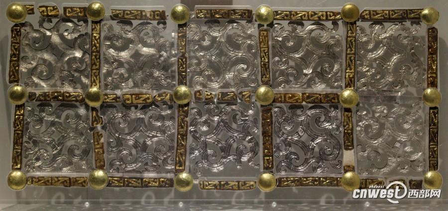 出土的車廂側(cè)板裝飾物。