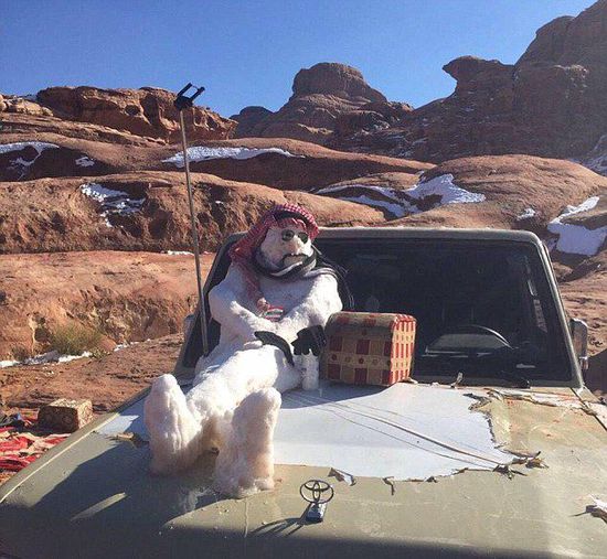 　一位宗教學(xué)者稱堆雪人褻瀆伊斯蘭教，引發(fā)眾多網(wǎng)友不滿。（網(wǎng)頁(yè)截圖）