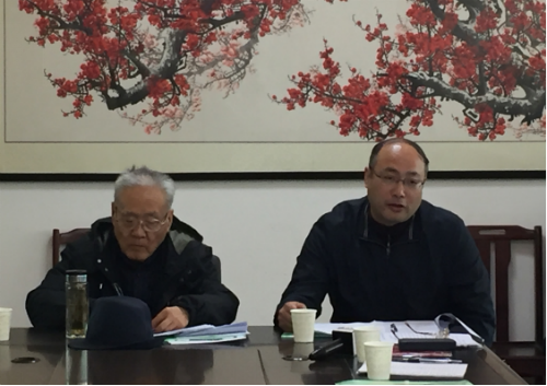 （左：原周口地區(qū)常委秘書長梁祖靈 ；右：鄲城縣委常委組織部長侯磊 ）