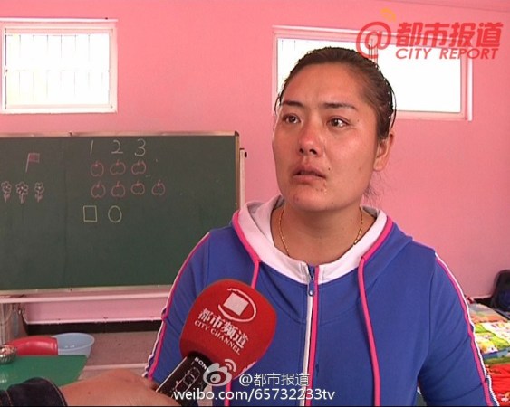 當事老師接受采訪時表示很委屈。