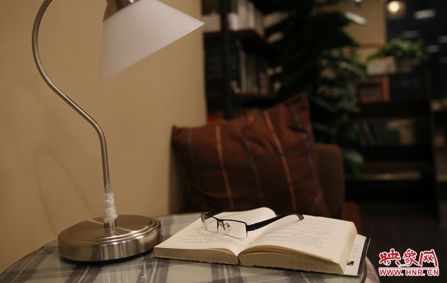 書店內(nèi)的裝飾。